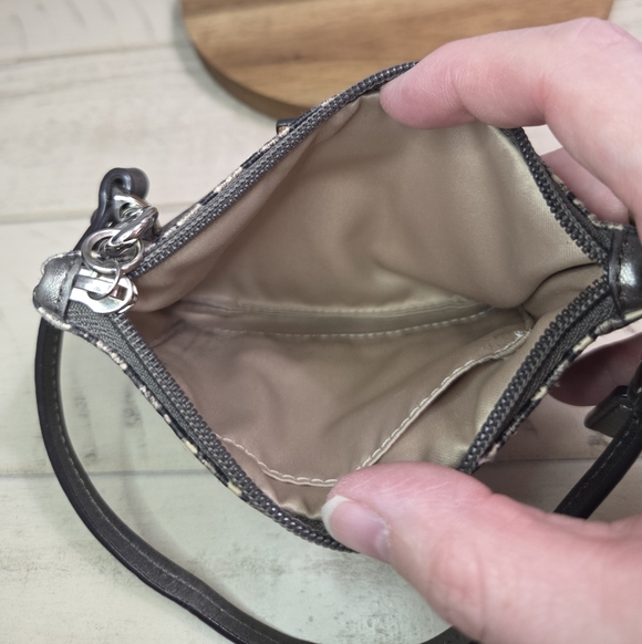 Coach Taylor Sateen Snake Print Wristlet, EUC - Picture 14 of 14